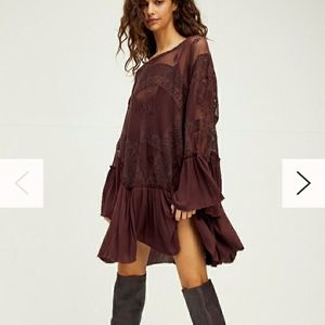 Free People Layered in Lace Dress